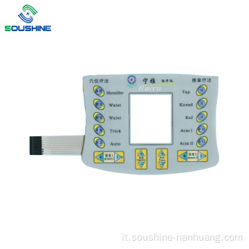 Interruttore a membrana a pulsante multi -climati con 1 Windows